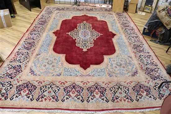 A Persian Yazd carpet 400 x 290cm